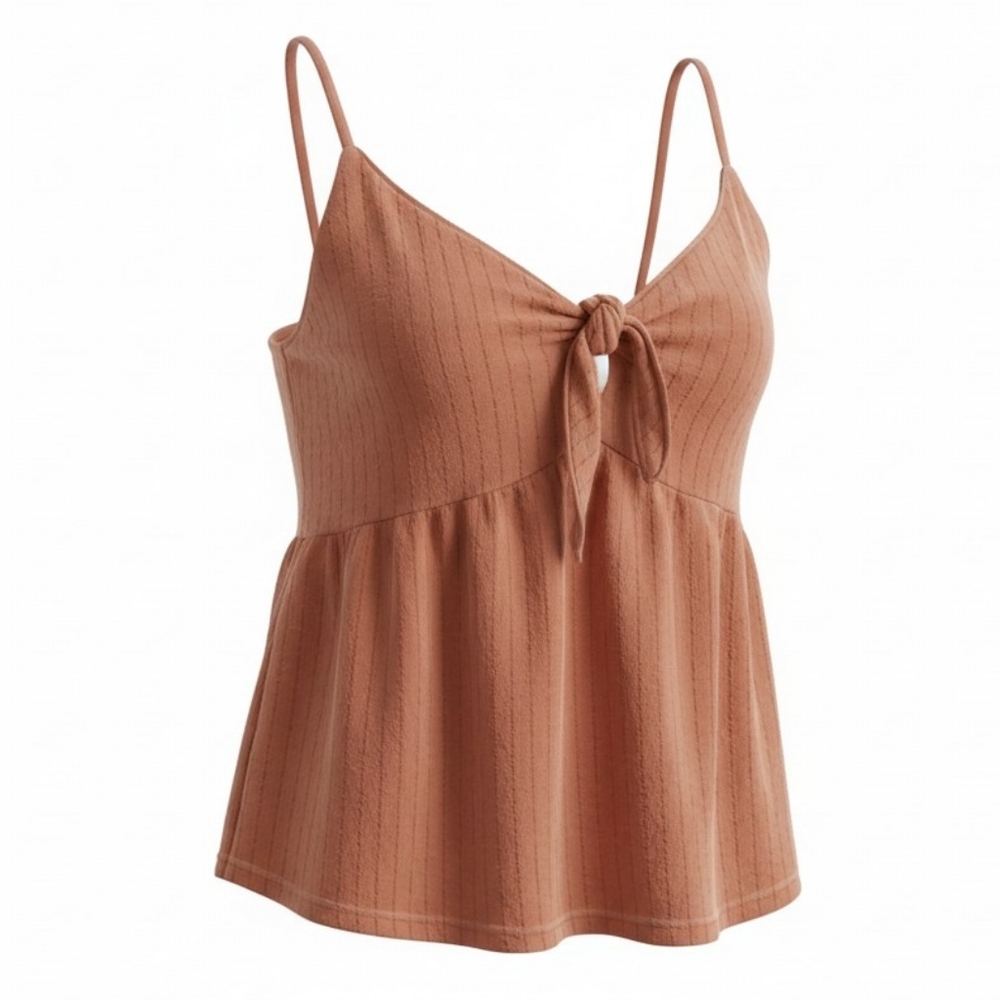 Hollister Crop Top with Knot Tie Boho Renaissance Prairie Country